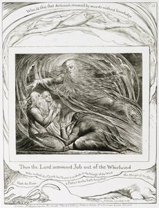 Il Signore Risponde a Giobbe dal Turbine da William Blake